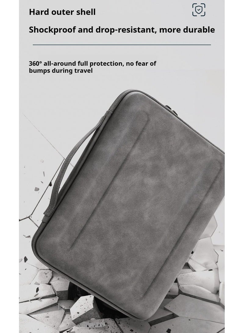 Yoze Hard shell multifunctional laptop bag, drop-proof and water-proof, 13.3 inch notebook inner bag - Image 2